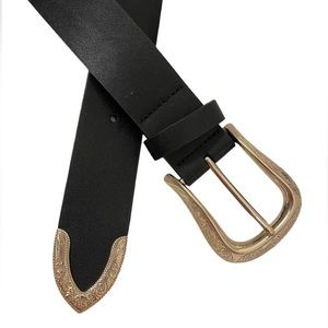 Topshop Black Western belt